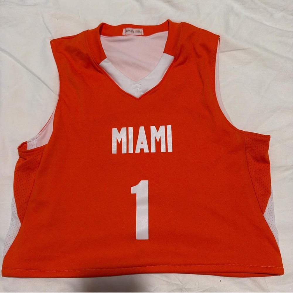 Miami Women's Orange Jersey Top